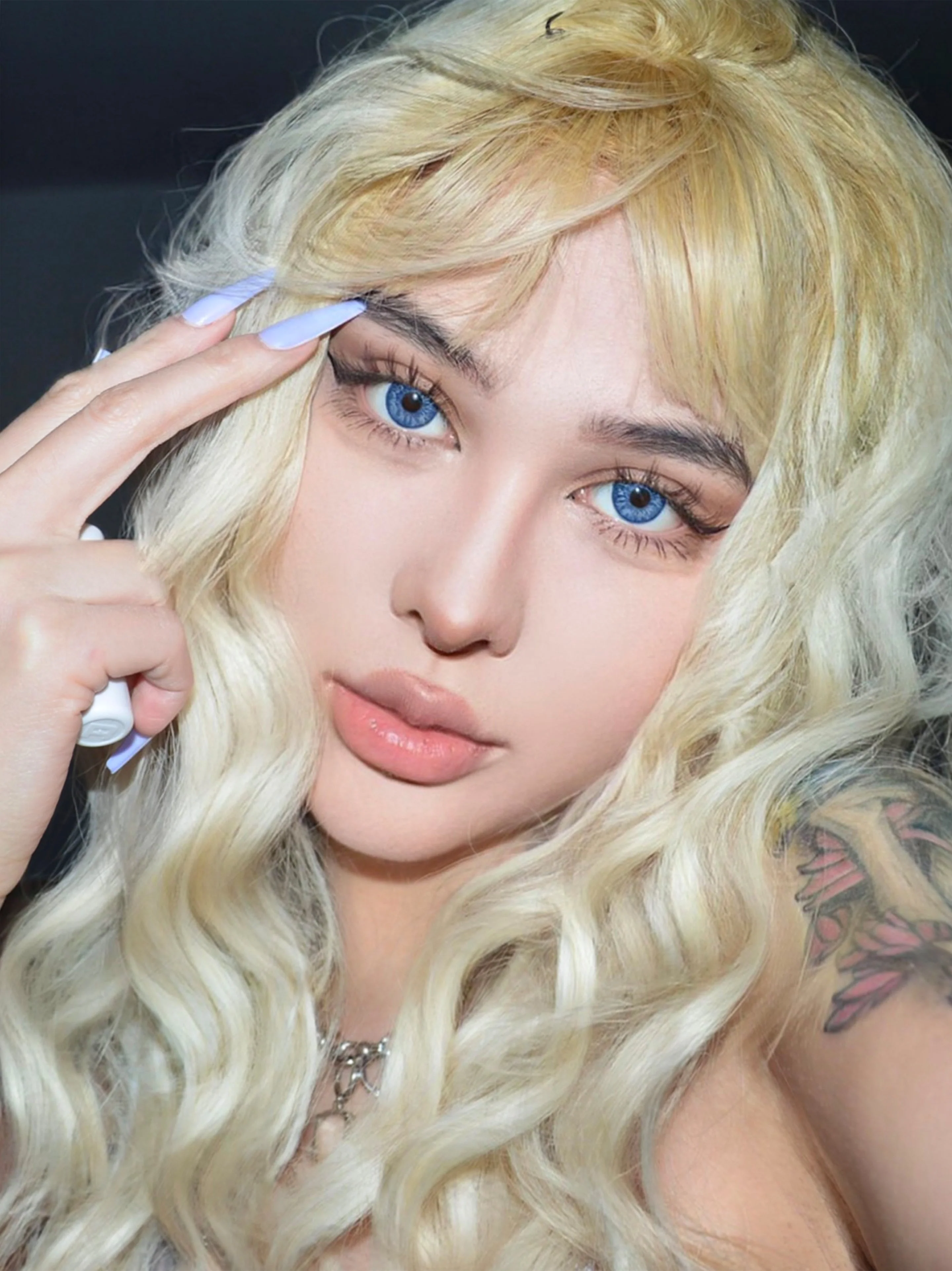 Cocktail Margarita Blue Colored Contact Lenses - Roseibase