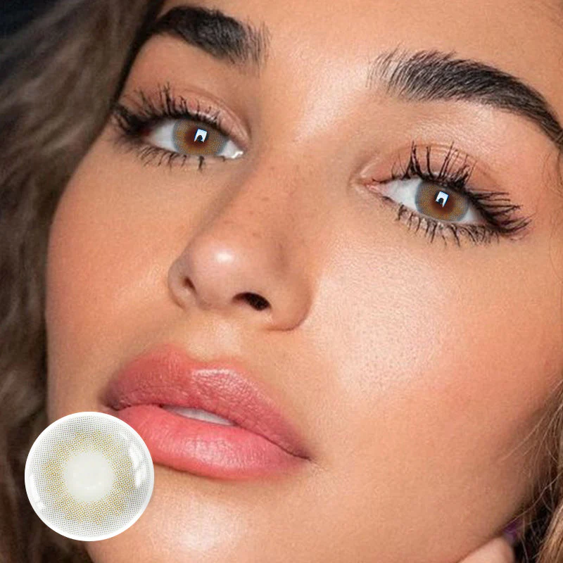 Genkai Grey Prescription Colored Contact Lenses - Roseibase