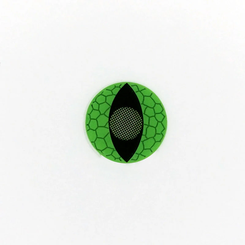 Cosplay Cat eyes snake eyes green Colored Contact Lenses - Roseibase