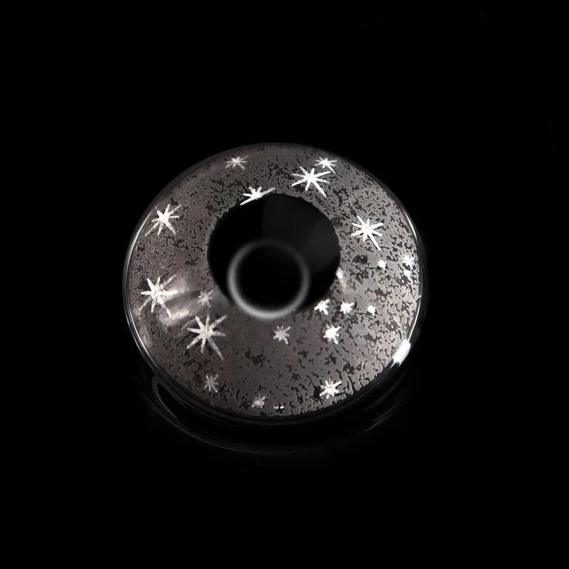 Halloween Blinking Lighten Gray Colored Contact Lenses - Roseibase