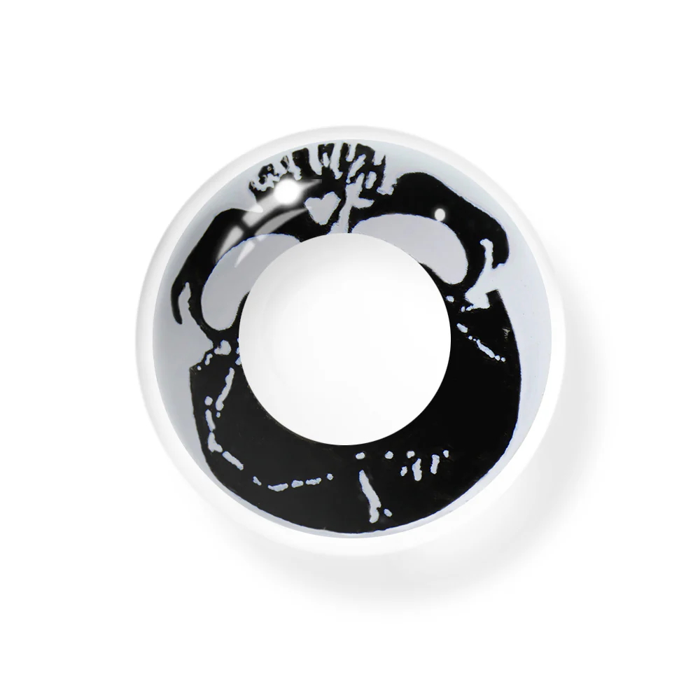 Cosplay Spider Animal Black Colored Contact Lenses - Roseibase