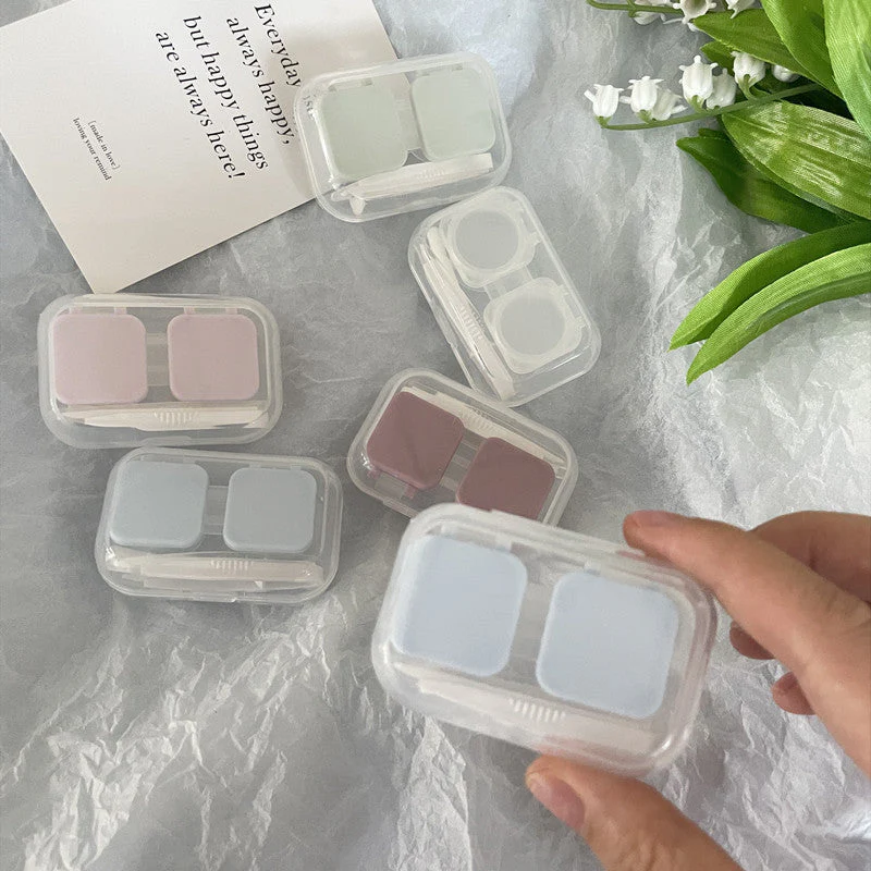 Like Fish Ins Style Colored Contact Lens Case - Roseibase