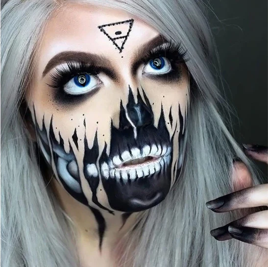 Cosplay Cat Eye Blue Colored Contact Lenses - Roseibase