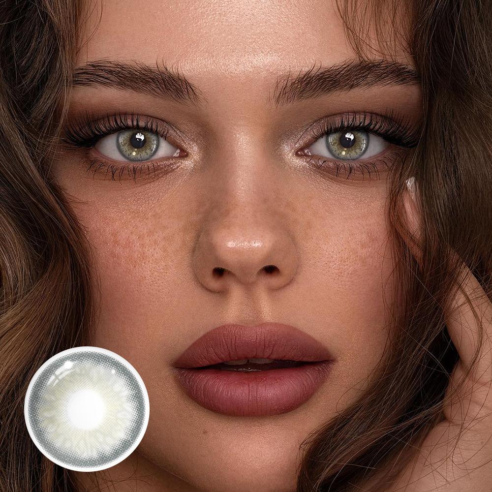 Etoile Gray Colored Contact Lenses - Roseibase
