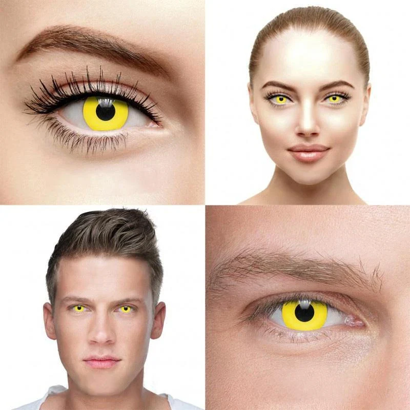 Halloween Yellowout Colored Contact Lenses - Roseibase