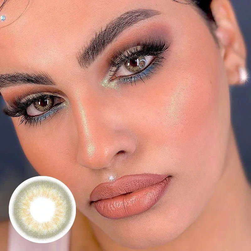 DNA Taylor Brown Daily (10 Pcs) Colored Contact Lenses - Roseibase