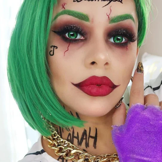 Cosplay Green Manson Colored Contact Lenses - Roseibase