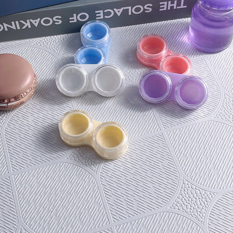 Contracted Colored Contact Lens Case - Roseibase