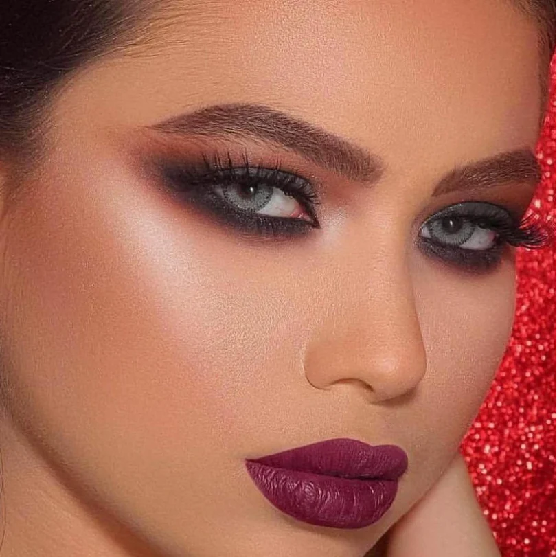 GLOW  HUSKY GRAY GREEN  Colored Contact Lenses - Roseibase