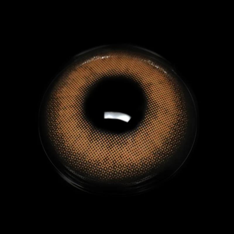 Adelina Coffee Prescription Colored Contact Lenses - Roseibase