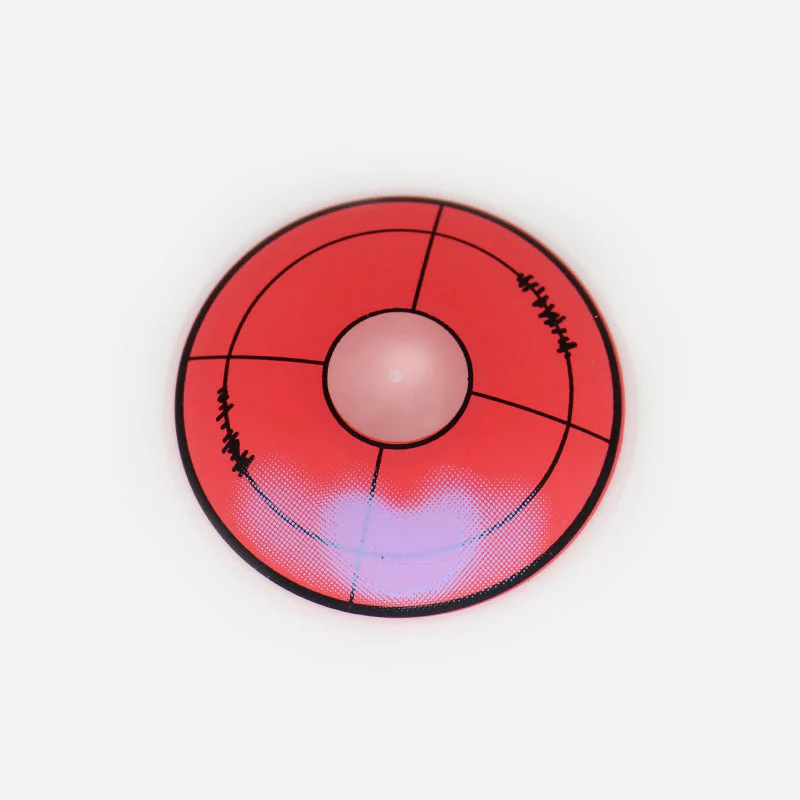 Cosplay Red Violet Colored Contact Lenses - Roseibase