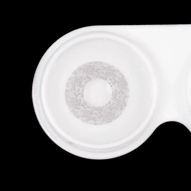 Halloween Blinking Lighten Gray Colored Contact Lenses - Roseibase