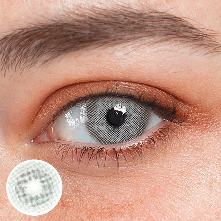 Meissa Greyish White Colored Contact Lenses - Roseibase