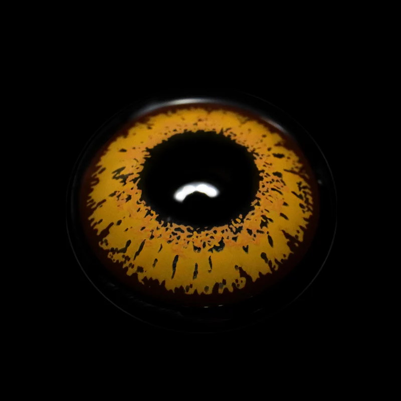 Cosplay Genshin Impact Candace Gold Yellow Colored Contact Lenses - Roseibase