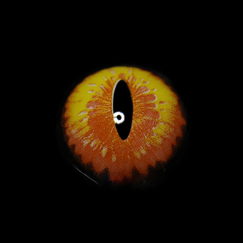 Halloween DragonMaid Yellow Colored Contact Lenses - Roseibase