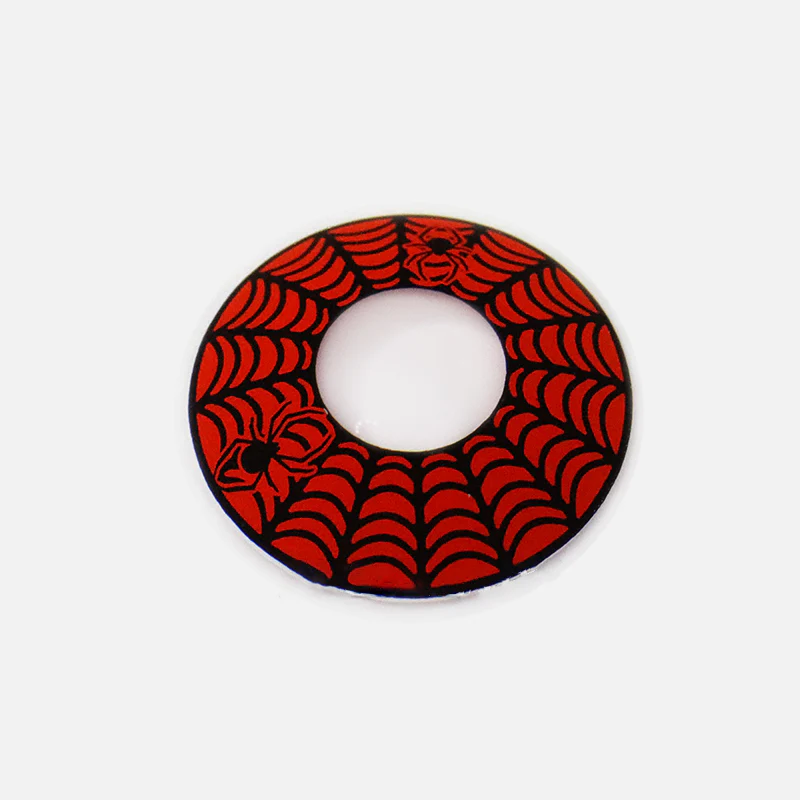 Halloween SpiderWeb Black Colored Contact Lenses - Roseibase