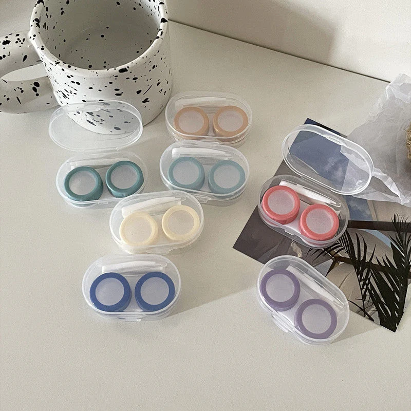 INS Morandi Girl Heart Colored Contact Lens Case - Roseibase