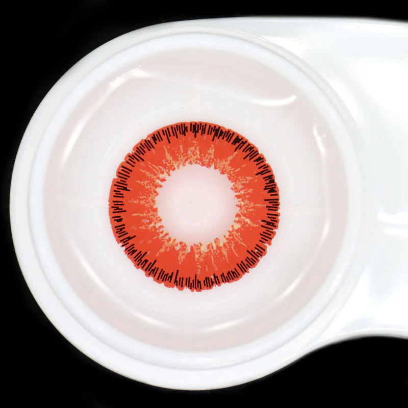 Cosplay Indians Red Colored Contact Lenses - Roseibase