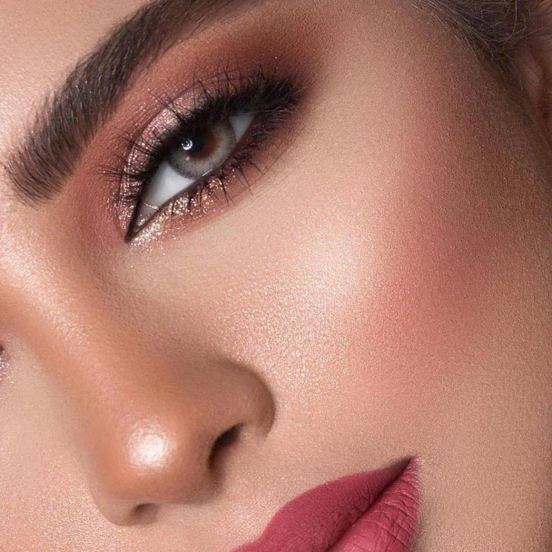 Elite Gray Beige Colored Contact Lenses - Roseibase