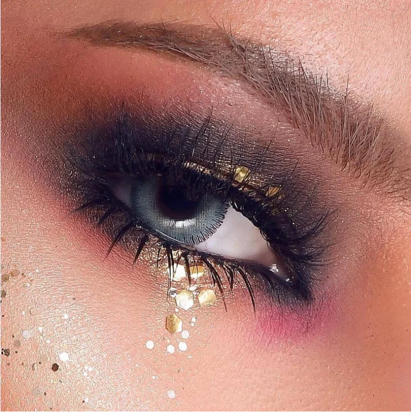 GLOW  NAVY GRAY  Colored Contact Lenses - Roseibase