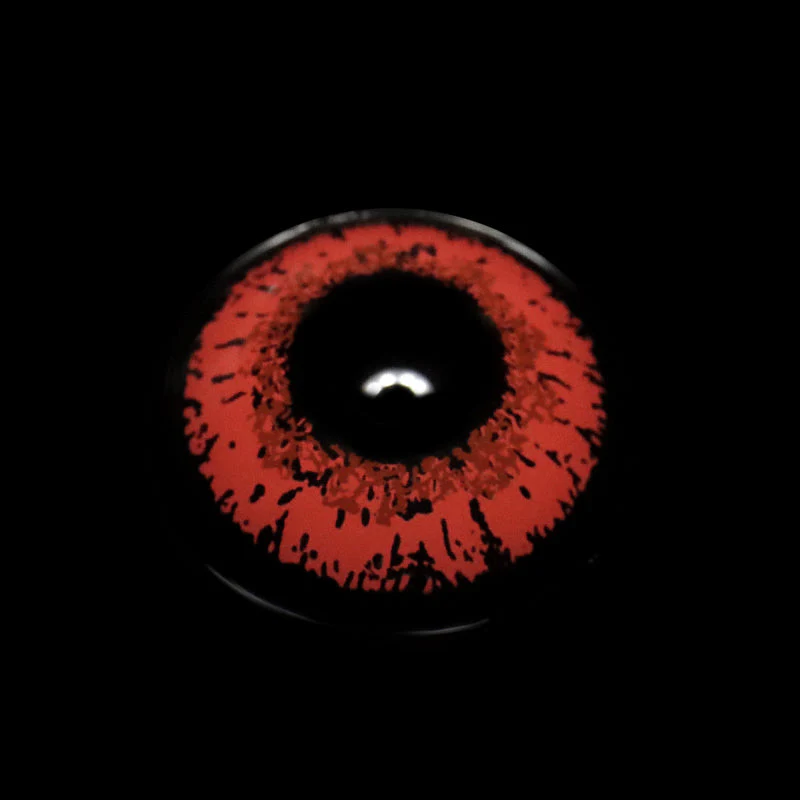 Cosplay Queen Red Colored Contact Lenses - Roseibase