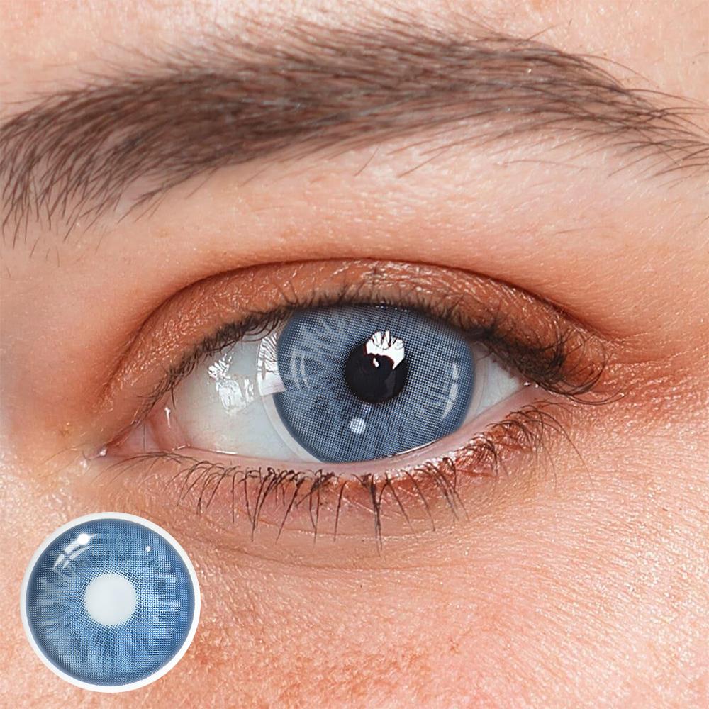 Mars Blue Colored Contact Lenses - Roseibase