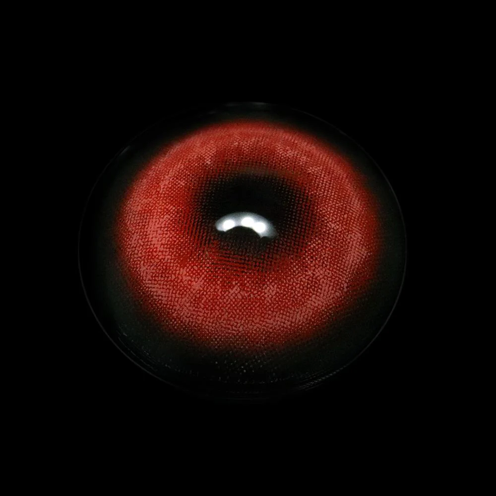 Cosplay KOI Red Colored Contact Lenses - Roseibase
