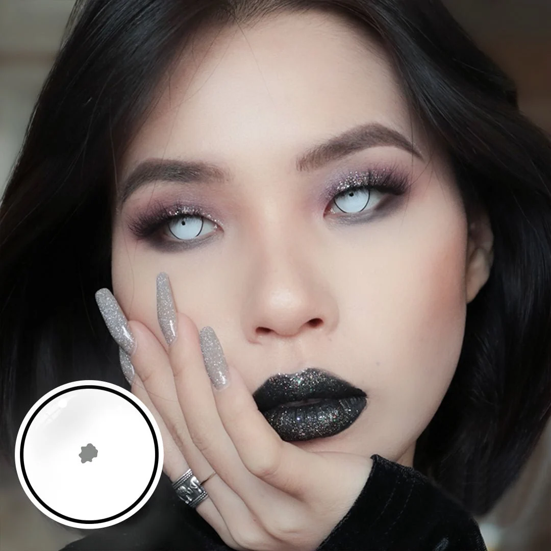 Halloween Rick White Contact Lenses - Roseibase