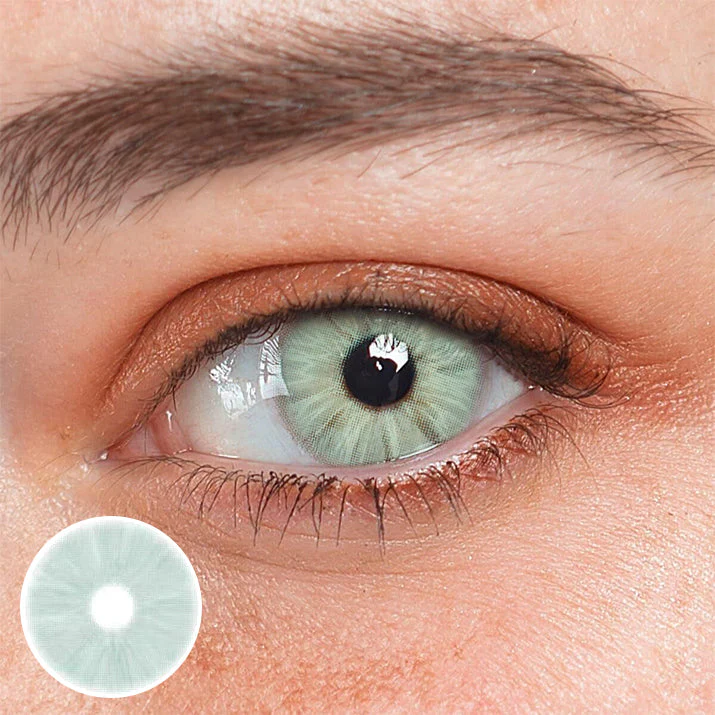 Clover Green Prescription Colored Contact Lenses - Roseibase