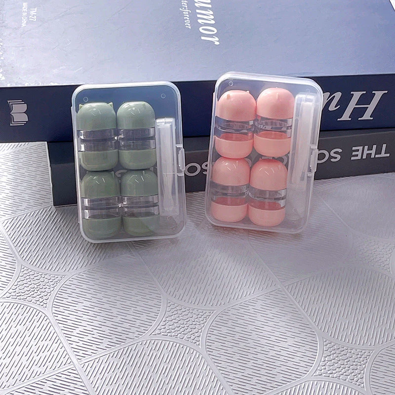 Fashion Colored Contact Lens Case - Roseibase
