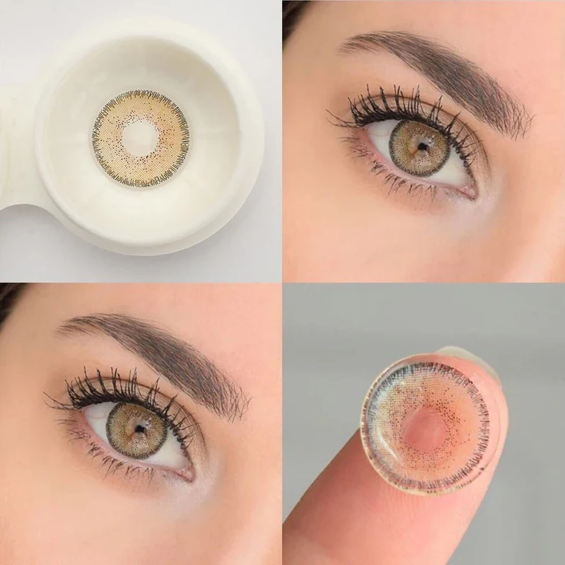 Natural Colors AVELA BROWN Colored Contact Lenses - Roseibase
