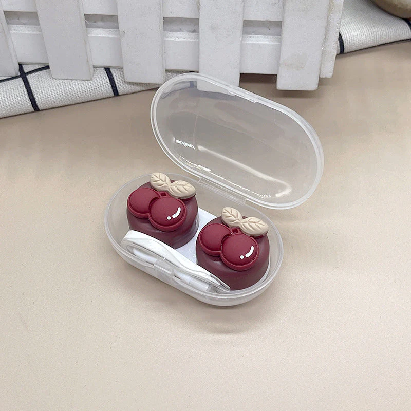 Girlhood Colored Contact Lens Case - Roseibase