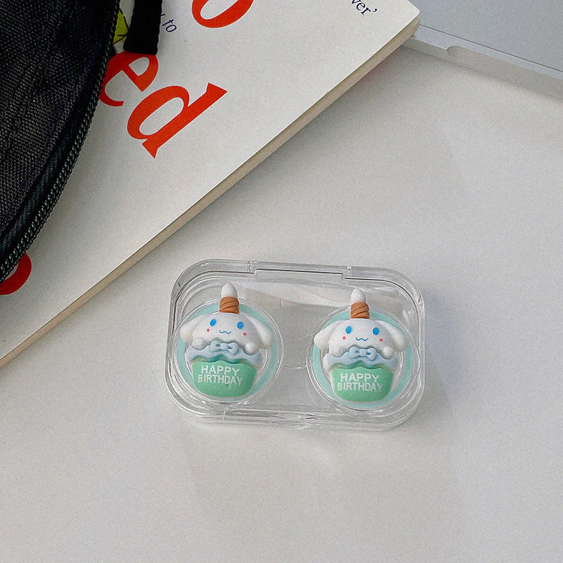 Birthday Apron Cartoon Colored Contact Lens Case - Roseibase