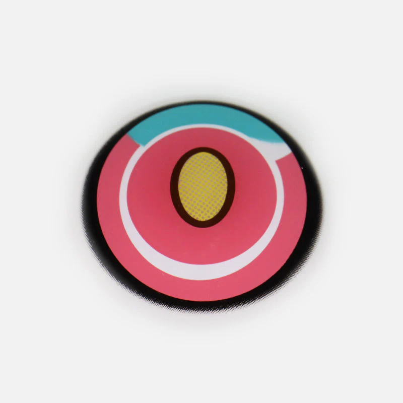 Cosplay Titan Pink Colored Contact Lenses - Roseibase