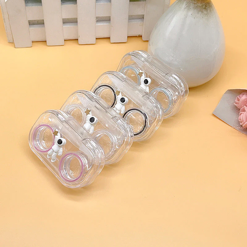 Astronaut Colored Contact Lens Case - Roseibase