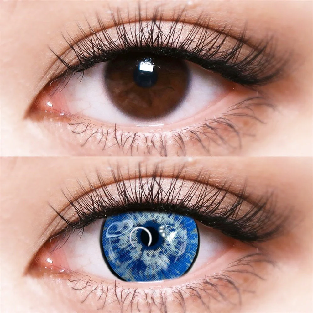 Cosplay Gojo Blue Colored Contact Lenses - Roseibase