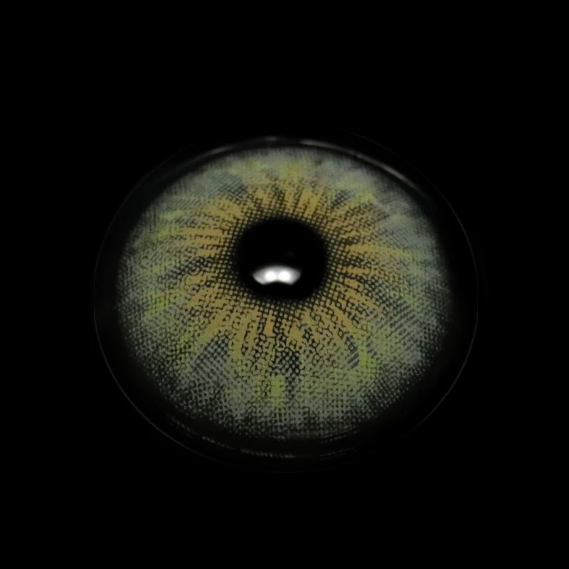 Cyrene Amber Gray Colored Contact Lenses - Roseibase