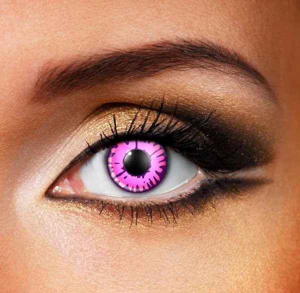 Halloween ENCHANTED PINK Colored Contact Lenses - Roseibase