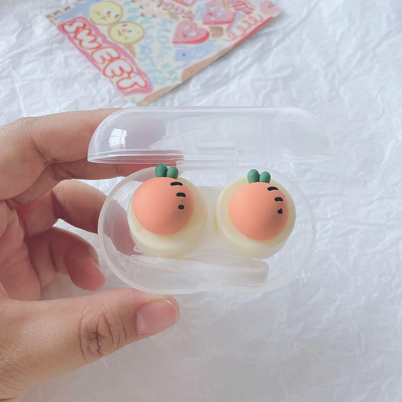 Cute Fruit Colored Contact Lens Case - Roseibase