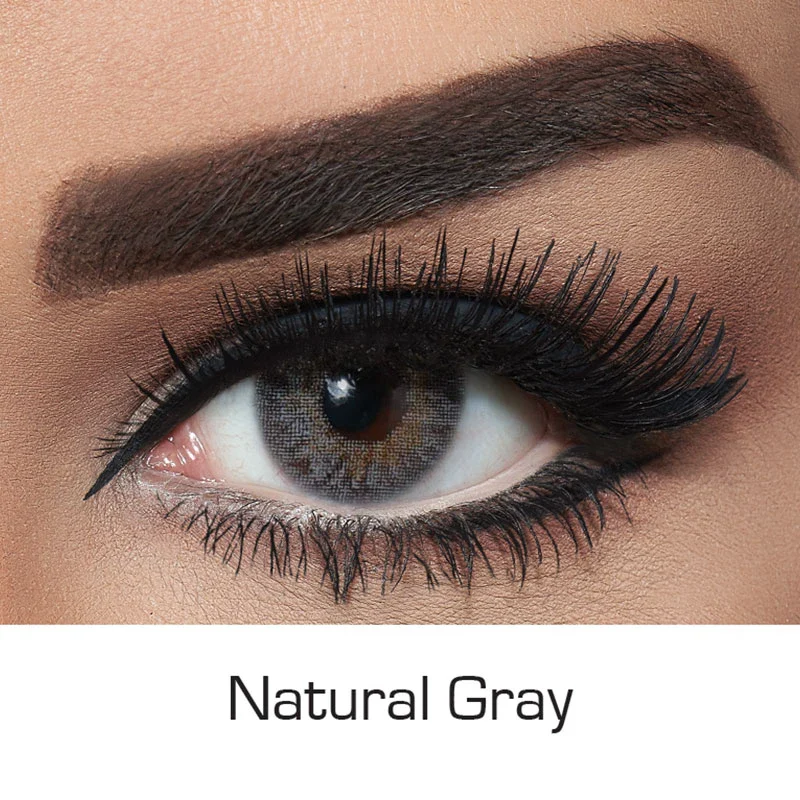 NATURAL GRAY Colored Contact Lenses - Roseibase
