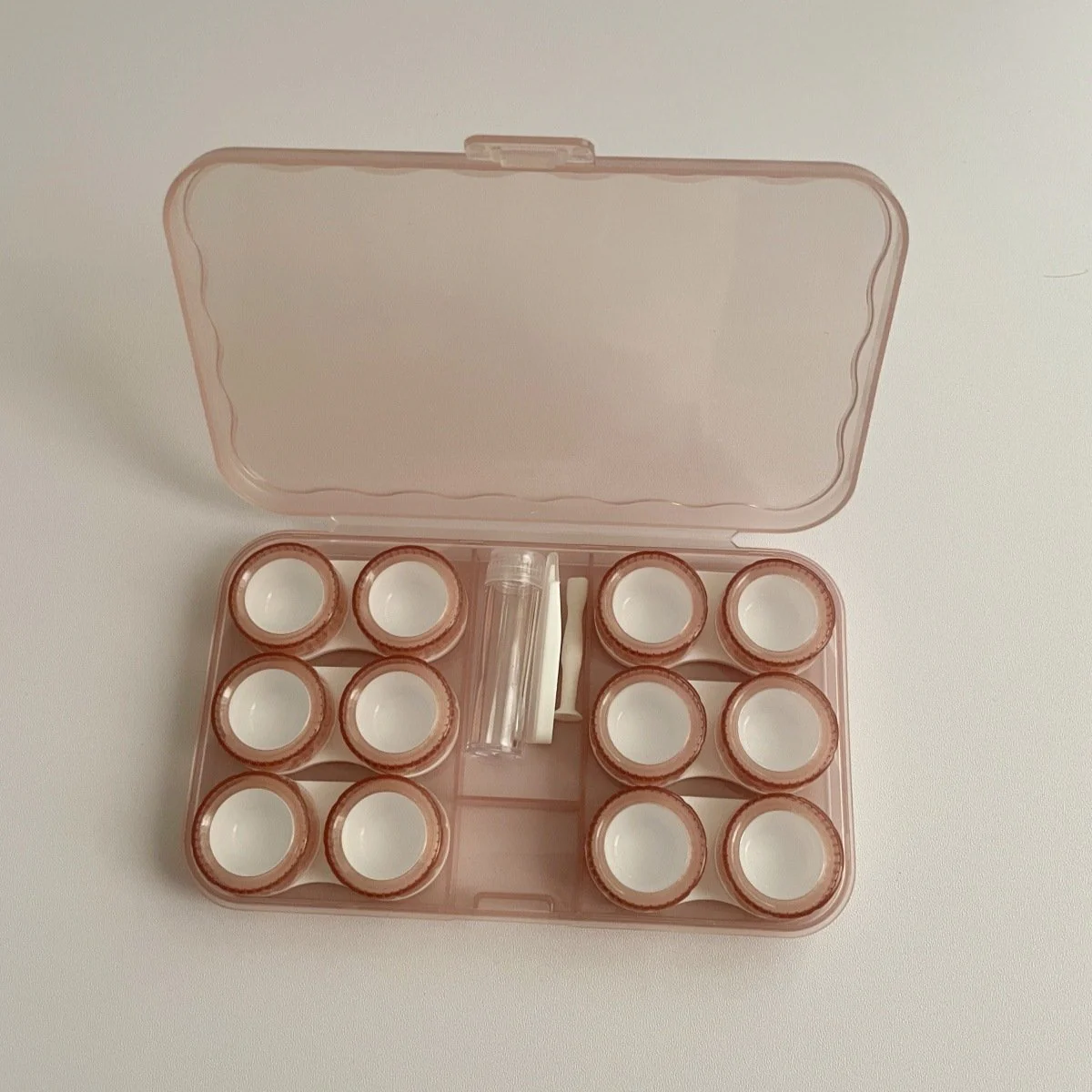 Ins Retro Cold Style Colored Contact Lens Case - Roseibase