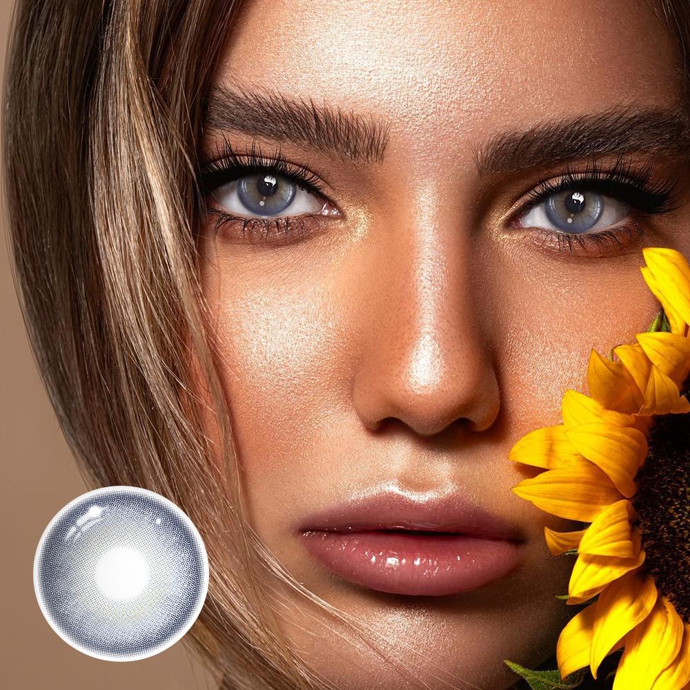 Faylinn Purple Colored Contact Lenses - Roseibase