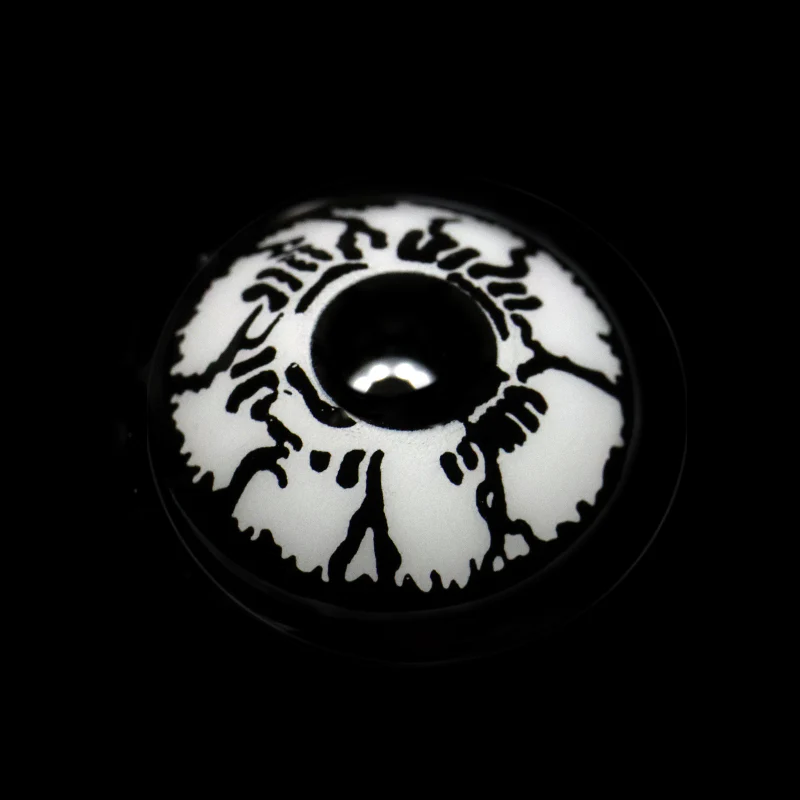 Cosplay NARUTO Byakugan Black Colored Contact Lenses - Roseibase