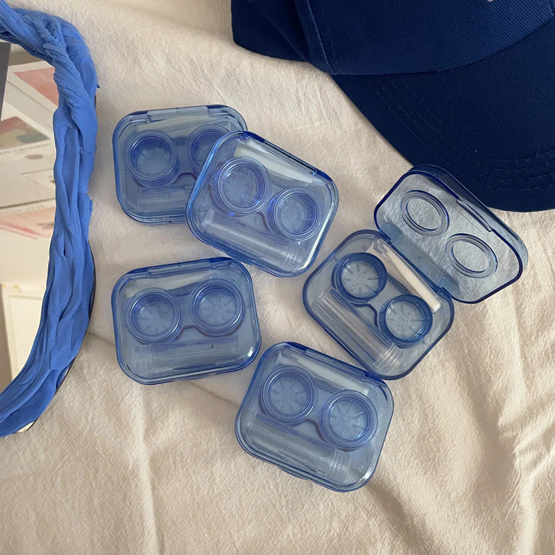 Elegant Colored Contact Lens Case - Roseibase