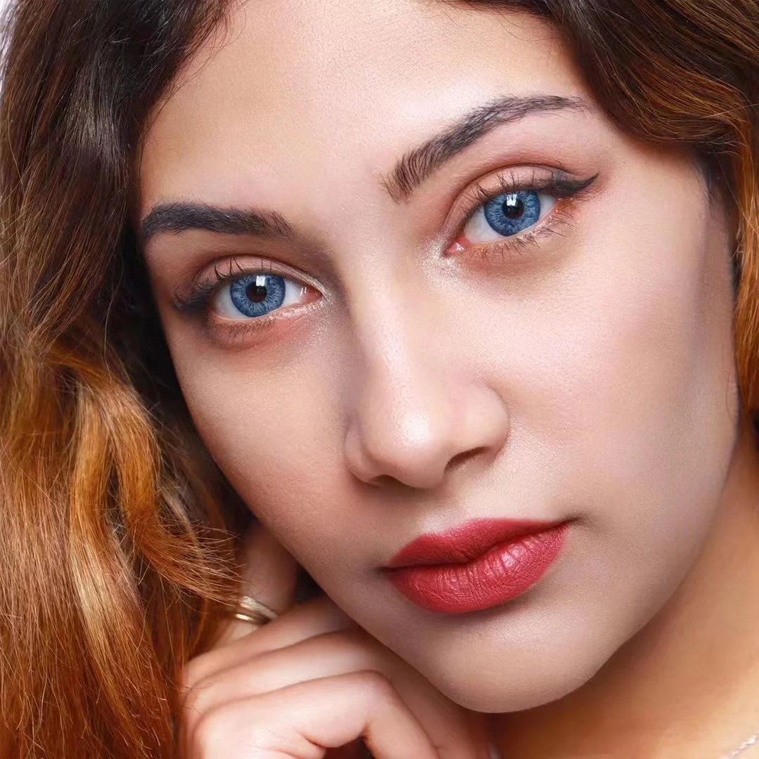 Cocktail Margarita Blue Colored Contact Lenses - Roseibase