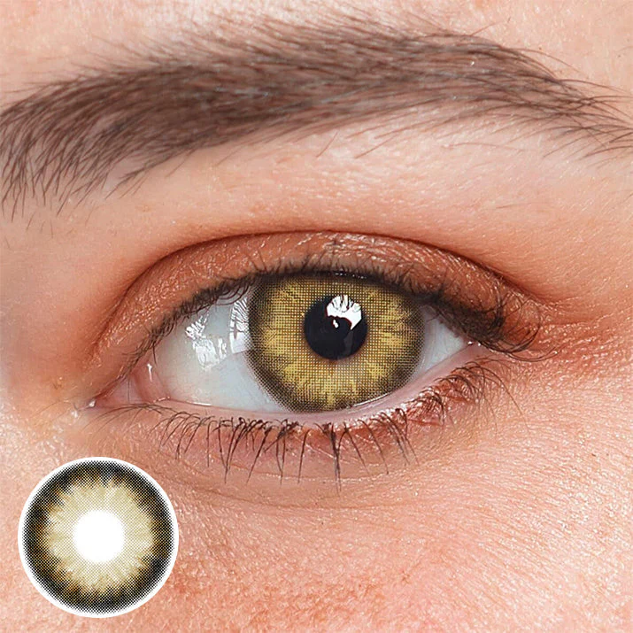 Adriene Obsession Brown Colored Contact Lenses - Roseibase