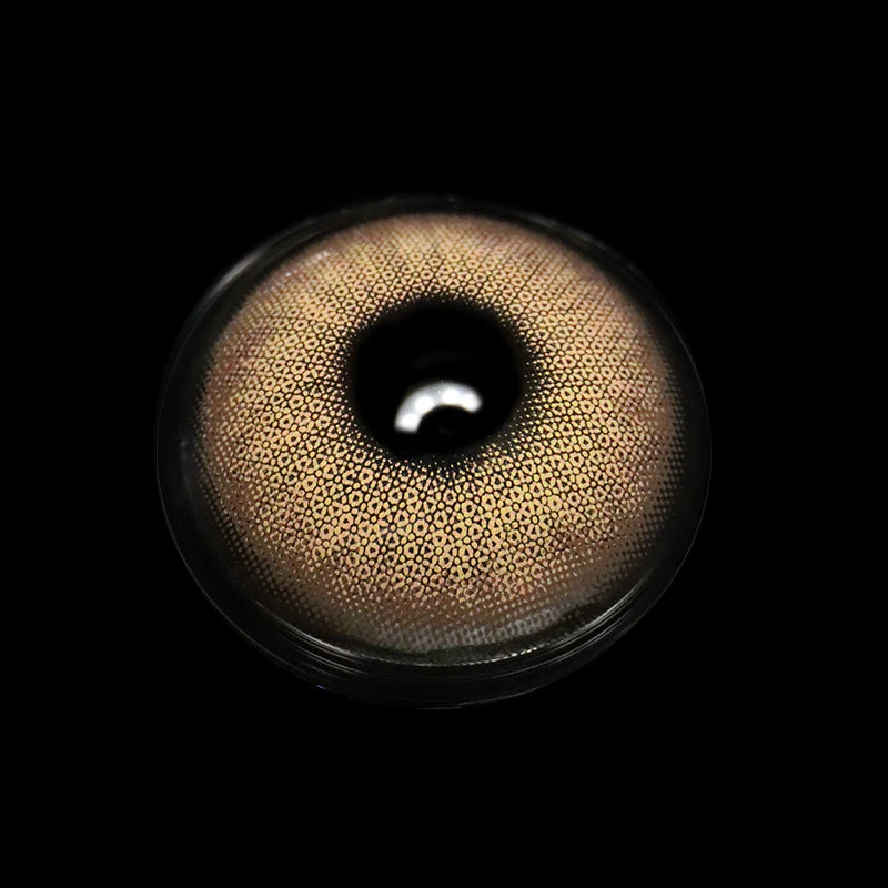 Ares Brown Colored Contact Lenses - Roseibase