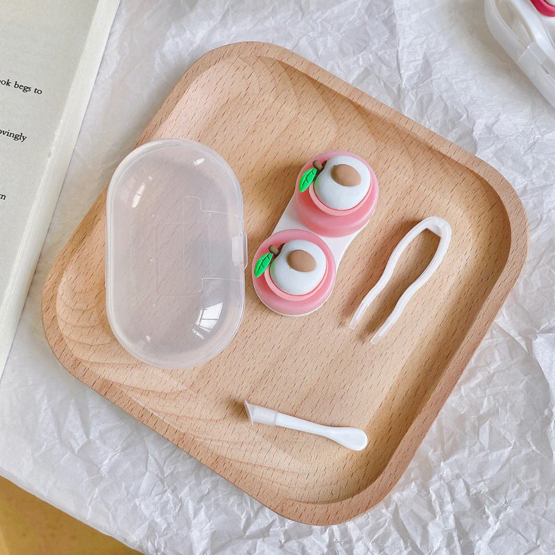 Cute Fruit Colored Contact Lens Case - Roseibase