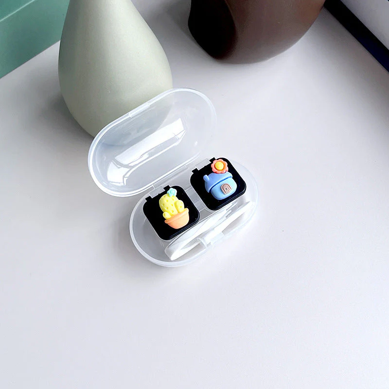 DIY Colored Contact Lens Case - Roseibase