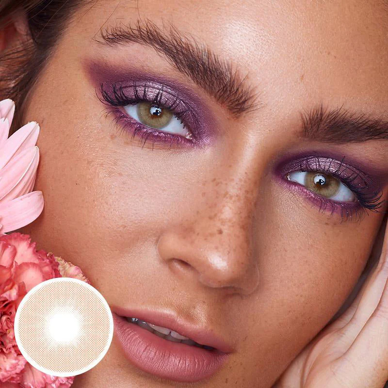 Hidrocor Ocre Brown Daily (10 Pcs) Colored Contact Lenses - Roseibase